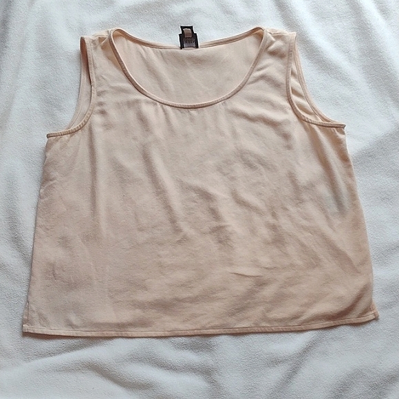 Eileen Fisher Silk Tank Top SIze L - Picture 2 of 5